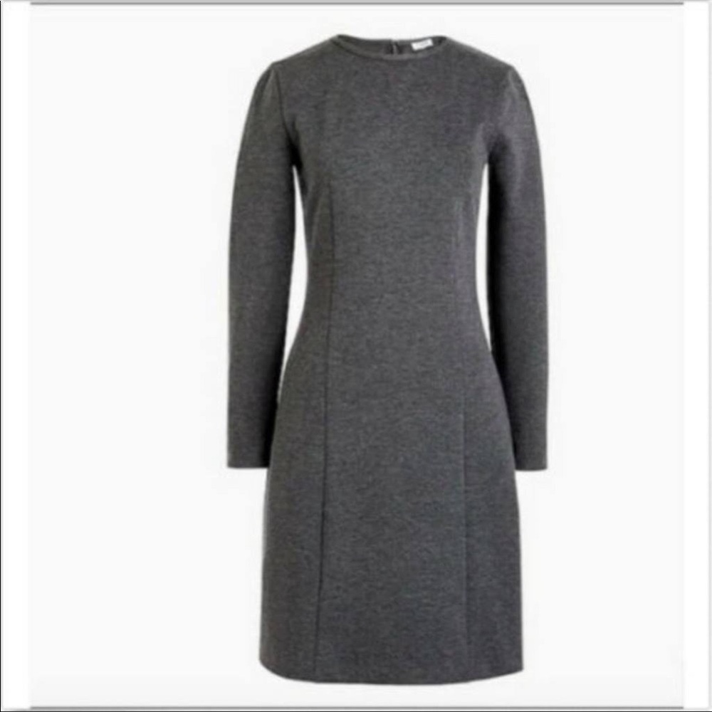 Jcrew Sheath Ponte Knit Dress